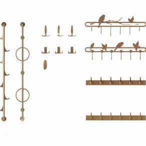 现代衣架3D模型下载